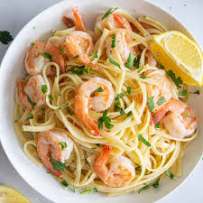 Garlic Shrimp Linguine