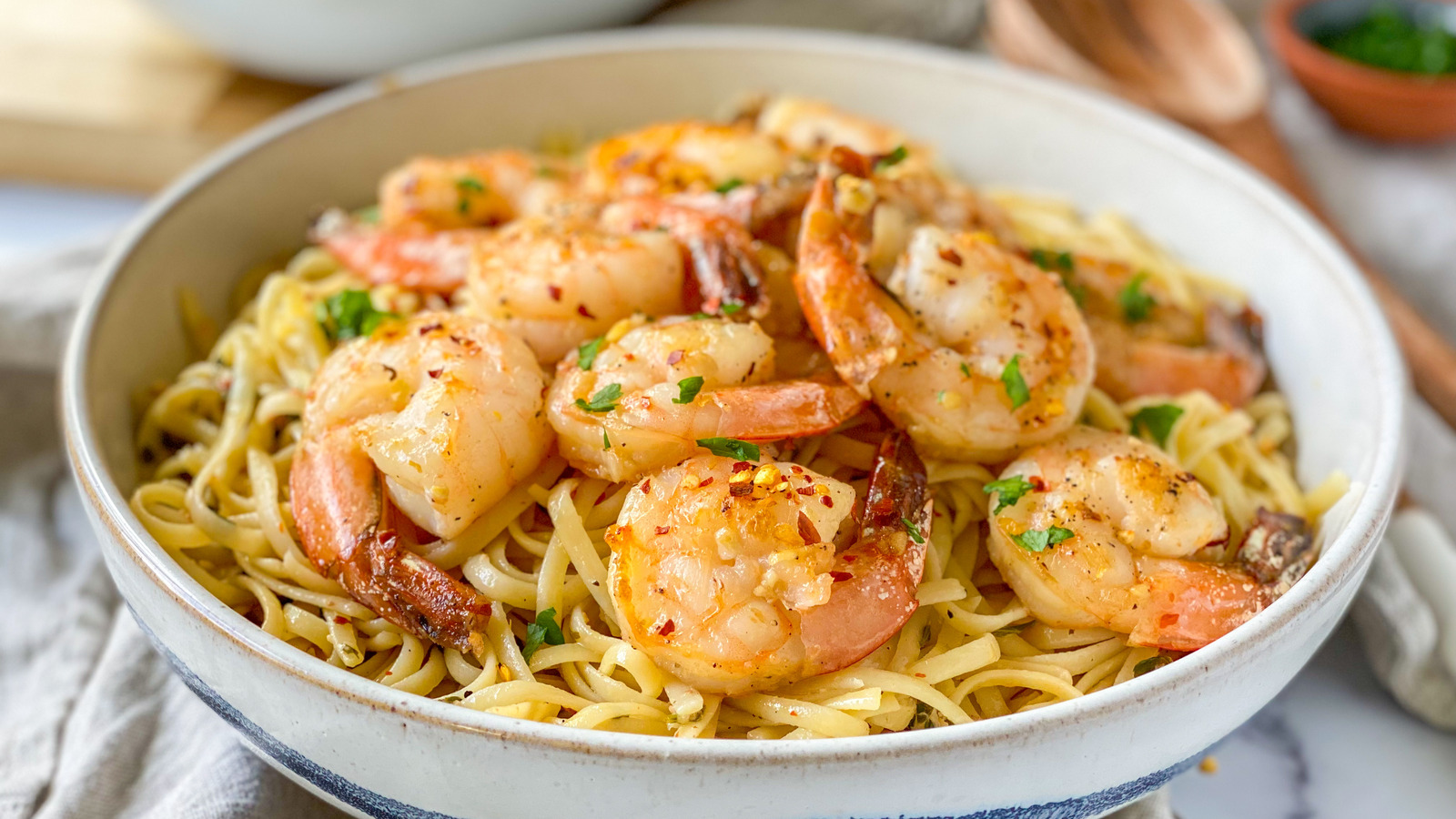 Shrimp Scampi with Pasta